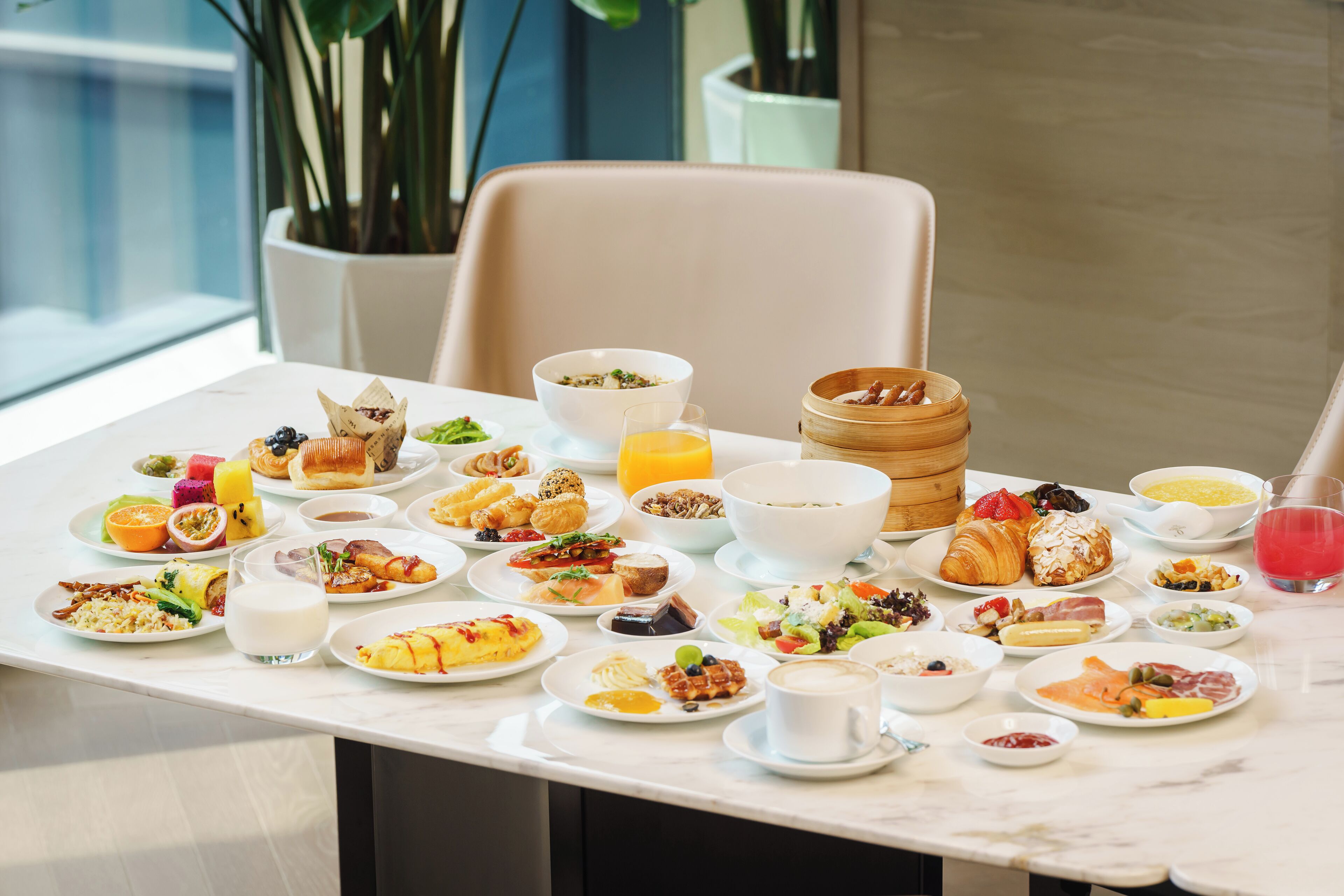 Breakfast buffet
