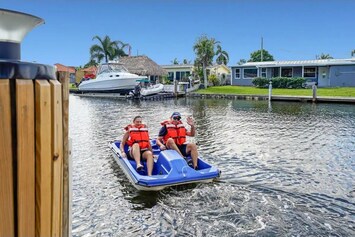 Pedal boat available for rental