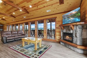 Smart TV, fireplace, video games, foosball - Splashing Heavenly Retreat- Indoor Pool, Theater, $560 In tickets each paid day (Sevierville)