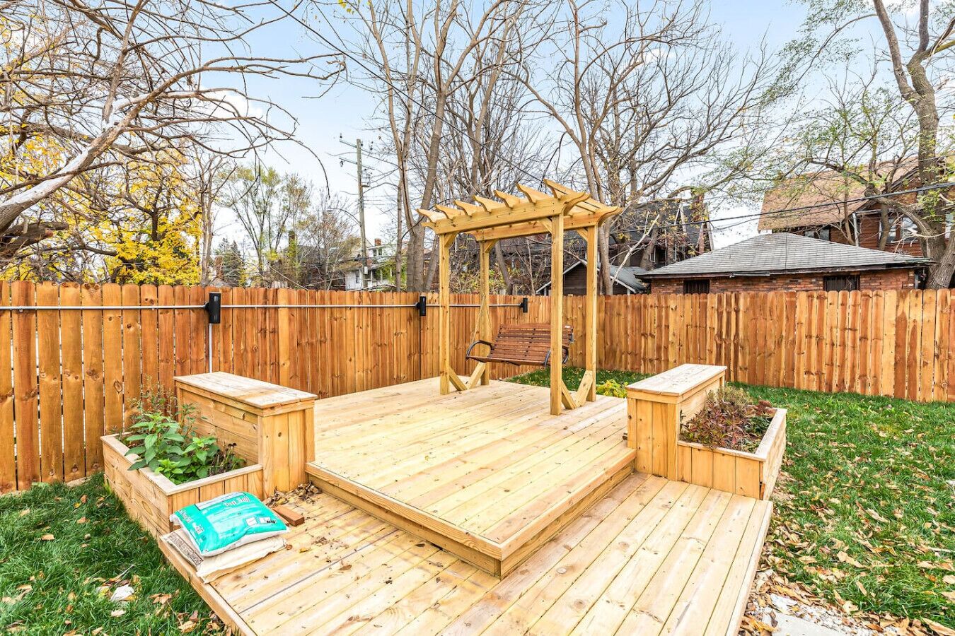 Enceinte de l’hébergement