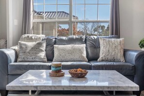 Condo, Multiple Beds, Balcony, Garden View (Brookside Retreat) | Living area | 42-inch flat-screen TV with digital channels