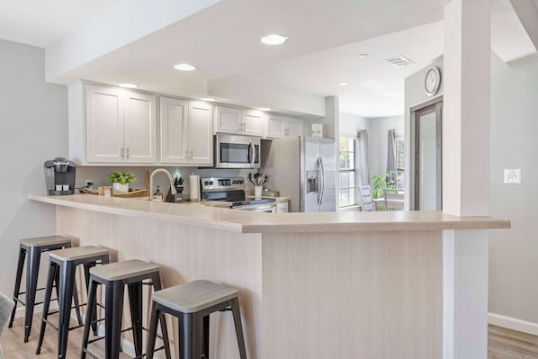 Condo, Multiple Beds, Balcony, Garden View (Brookside Retreat) | Private kitchen | Coffee/tea maker - Brookside Retreat w/ Amenities Galore! (Branson)