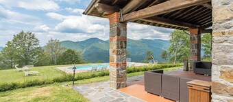 Appartamenti "Serrino Family" mit Bergblick, Gemeinschaftspool und WLAN
