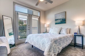 Desk, iron/ironing board, travel cot, WiFi