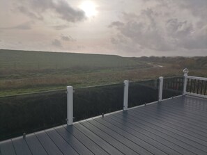 Terrace/patio - River View - Overlooking the river (Rye Harbour)