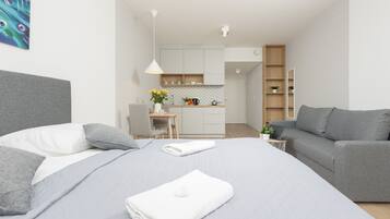 Studio, Kitchen | Living room