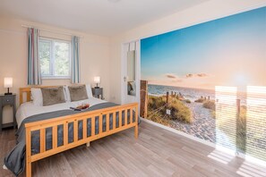 1 dormitorio y espacio para trabajar con un portátil