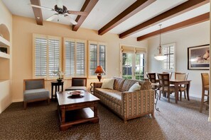 TV, fireplace, offices