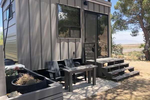 Tiny is tiny...16' x 8' but feels much bigger inside.