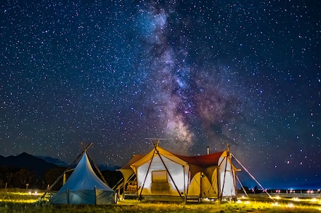 Terrace/patio. Under Canvas North Yellowstone
