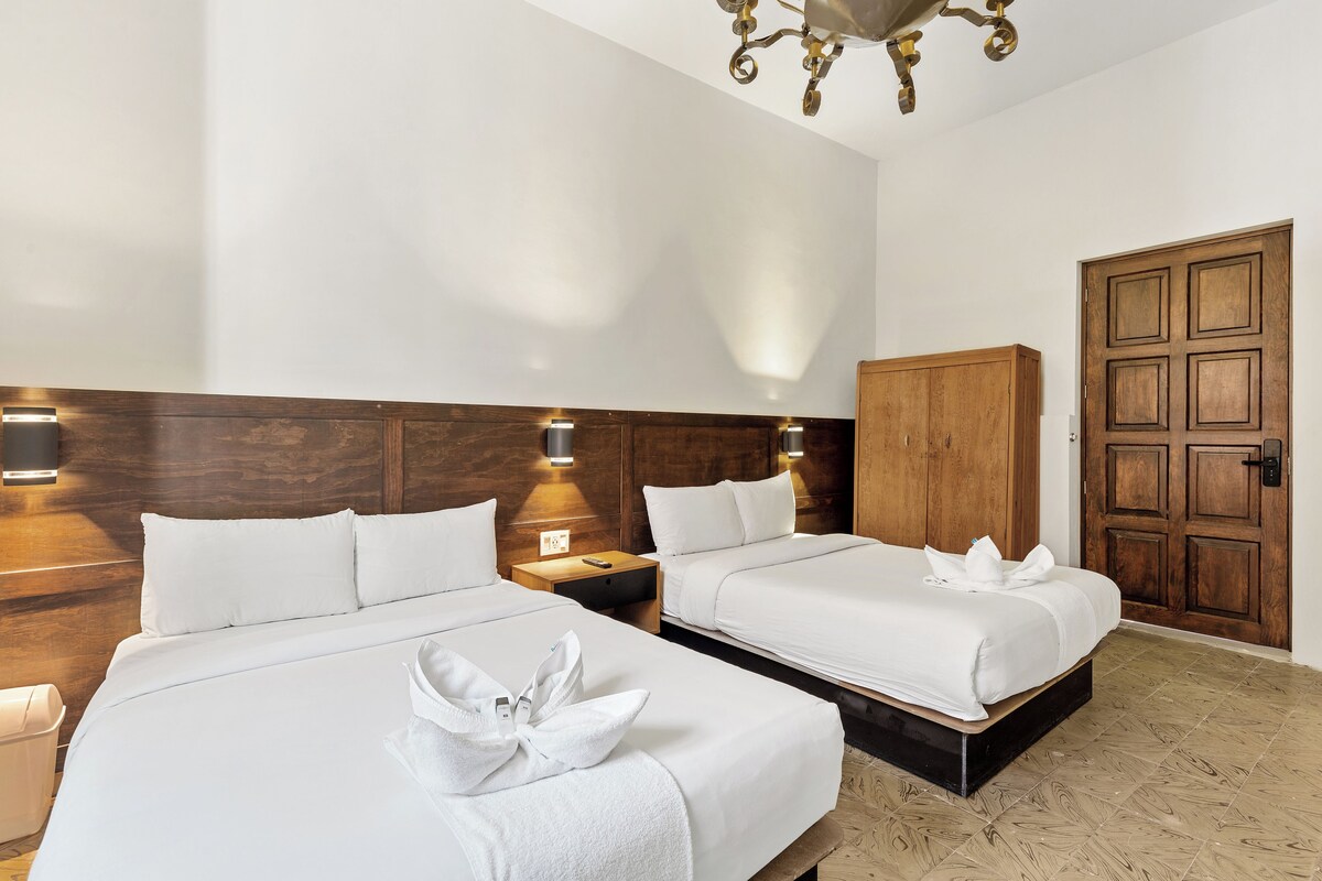 Duplex família | 1 quarto, edredons de pluma