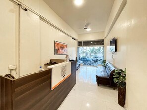 Majoituspaikan sisäänkäynti