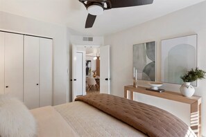 2 soverom, skrivebord, strykejern/-brett og wi-fi (inkludert)