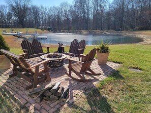Terrace/patio - Building Memories & Relationships enjoy stocked pond, woods, game room, and more (Holland)