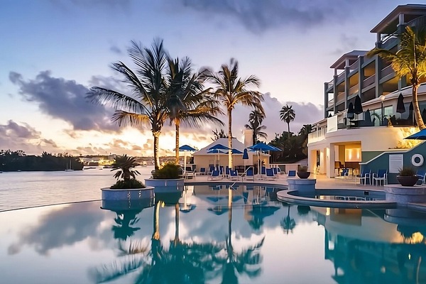Soak up panoramic waterfront scenery from this stunning resort setting.