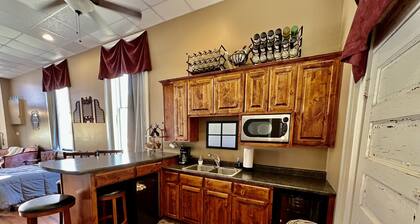Bank Loft with Original Vault in River Town
