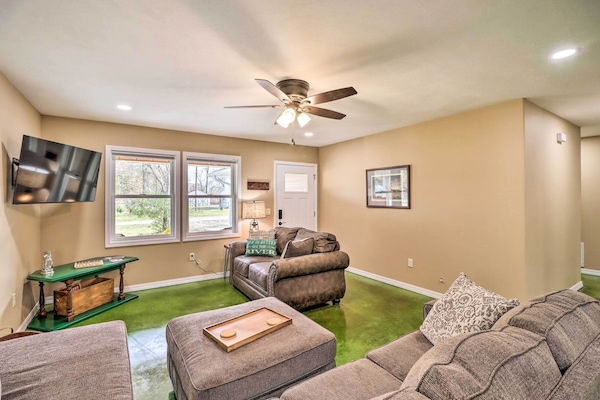 Cotter Vacation Rental | 3BR | 2BA | Step-Free Access | 1,750 Sq Ft