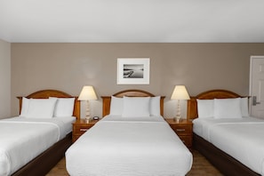 Room, Multiple Beds, Non Smoking | Premium bedding, pillow-top beds, desk, laptop workspace - Ramada Bayside Inn & Suites Eureka (Eureka)