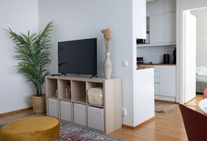 City Apartment | Living area - 2ndhomes Charming 1BR Apartment w Sauna (Helsinki)
