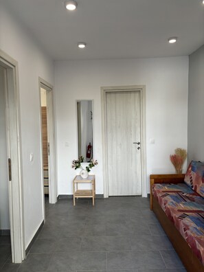 Living area - Antigoni Apartments (Corfu)