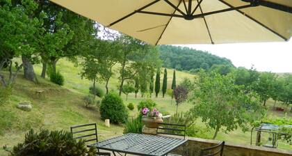 Casa Letizia nel parco della Val d'Orcia vicino a Terme e M. Amiata