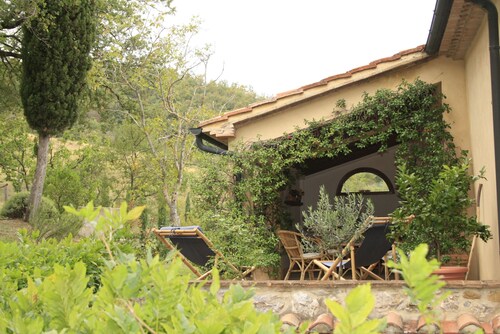 Casa Letizia nel parco della Val d'Orcia vicino a Terme e M. Amiata