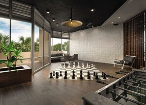 Game room - Direct oceanfront, 4 bedroom, 3 bath condo - Margate Tower 207 (Myrtle Beach)