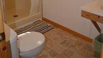 Shower, toilet paper