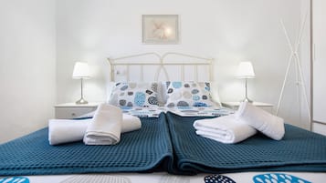 4 habitaciones, tabla de planchar con plancha y wifi gratis