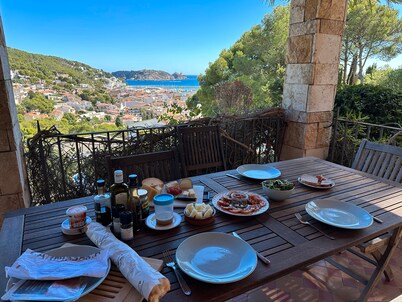 Villa 'El Perdals' with Sea View, Private Pool and Wi-Fi