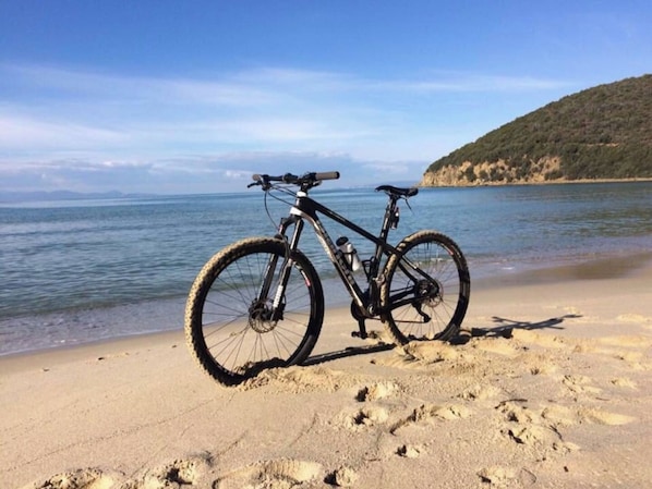 Una spiaggia nelle vicinanze