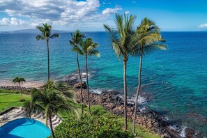 On the beach, beach towels