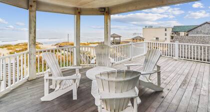 K1136 Hidden Treasure; Updates for 2025! 8 BRs, Oceanfront, Pool, Hot Tub, Pets OK!