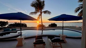 Una piscina riscaldata