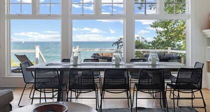 Breathtaking Home on Lake MI w Priv Beach & VIEWS