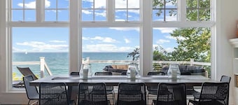 Breathtaking Home on Lake MI w Priv Beach & VIEWS