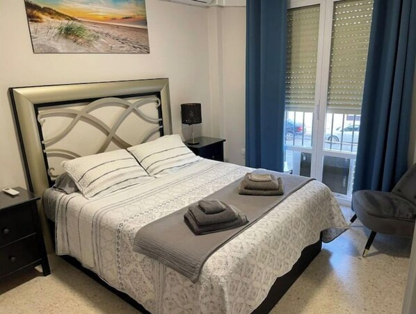 2 bedrooms, iron/ironing board, travel crib, free WiFi