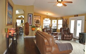 TV connectée, cheminée, jeux vidéo