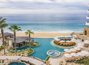 Outdoor pool, a heated pool - Discounted! Land’s End Master Suite & Grand Studio -sleeps 8. Open for 2024 (Cabo San Lucas)