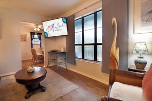 Smart TV y chimenea