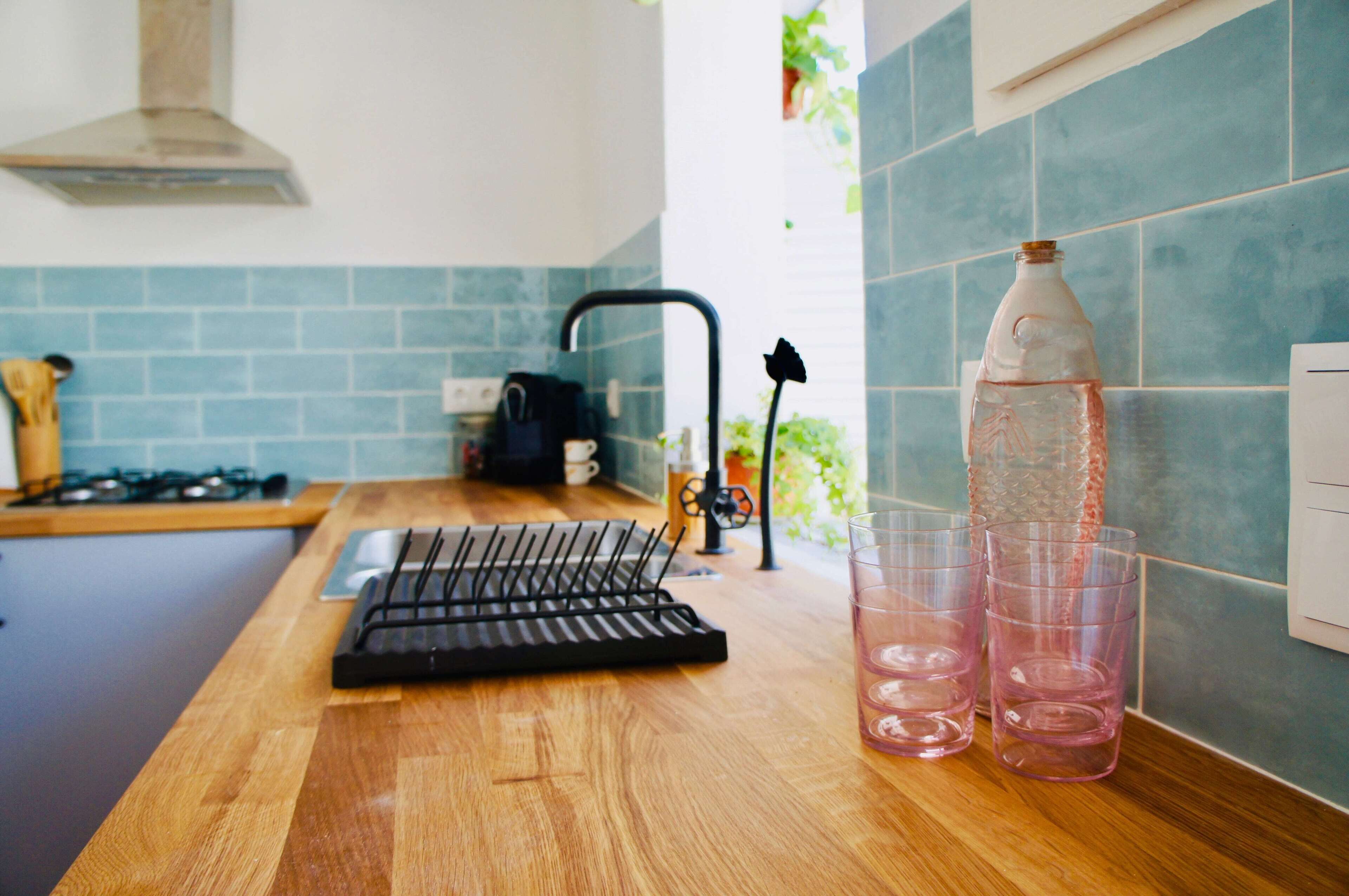 Comfort Apartment, 1 Bedroom, Garden View, Ground Floor | Private kitchen