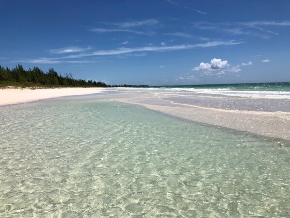 Plage, chaises longues, serviettes de plage