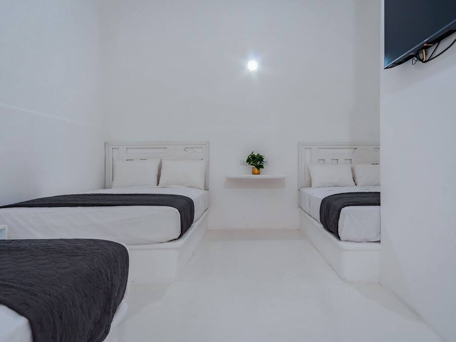 Driepersoonskamer | Lakens van Egyptisch katoen, luxe beddengoed, donsdekens