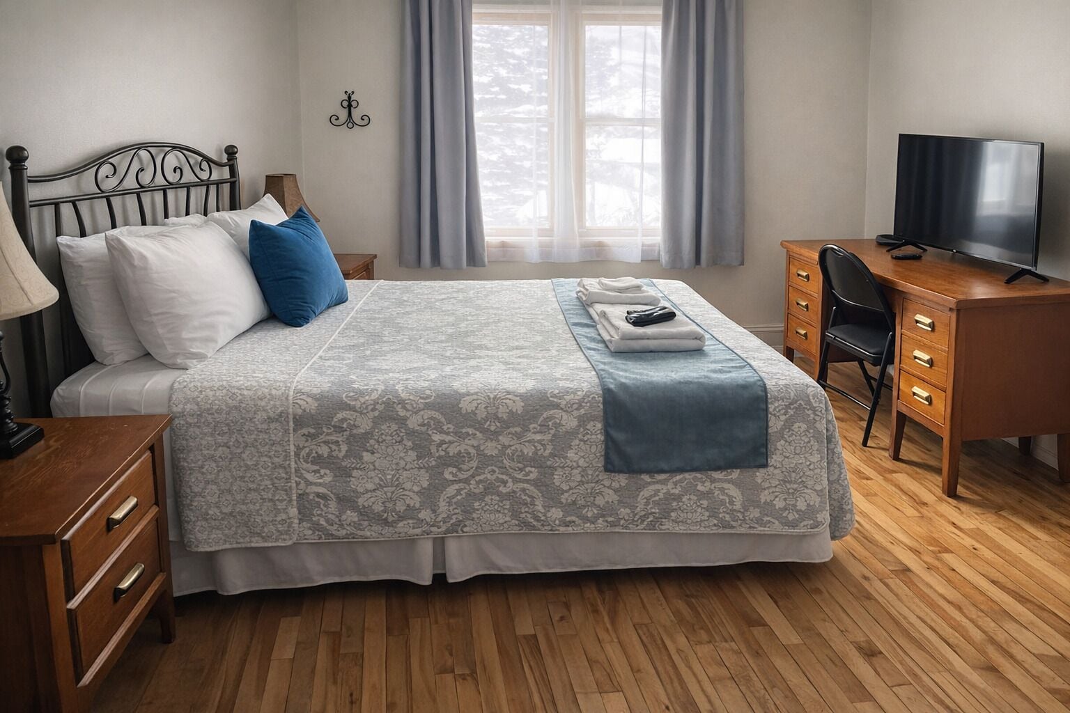 Individually decorated, individually furnished, free WiFi, bed sheets