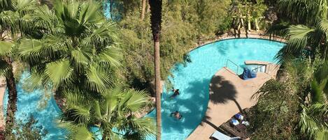 Piscina externa, piscina aquecida