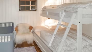2 chambres, lit parapluie
