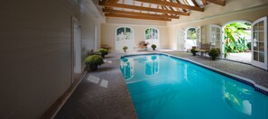 Indoor pool, a heated pool