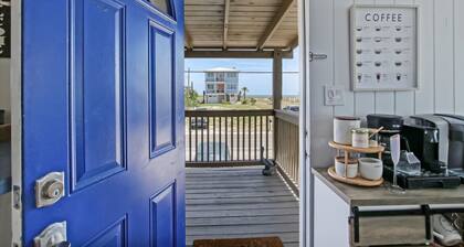 Pelican: Easy access, spacious beach cottage steps to ocean with large private yard
