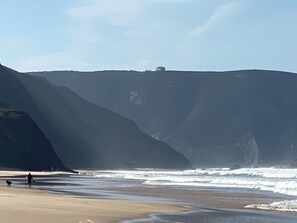 On the beach