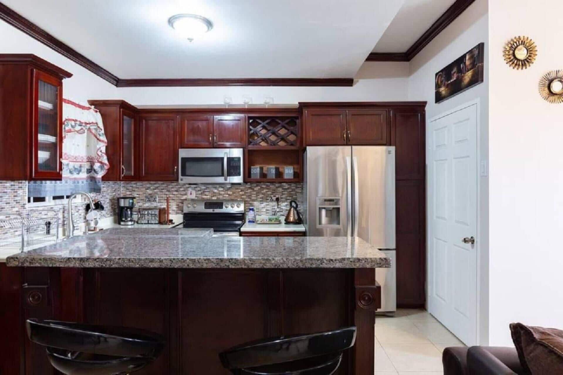 公寓 | 私人  廚房 | 電冰箱、微波爐、烤箱、爐台